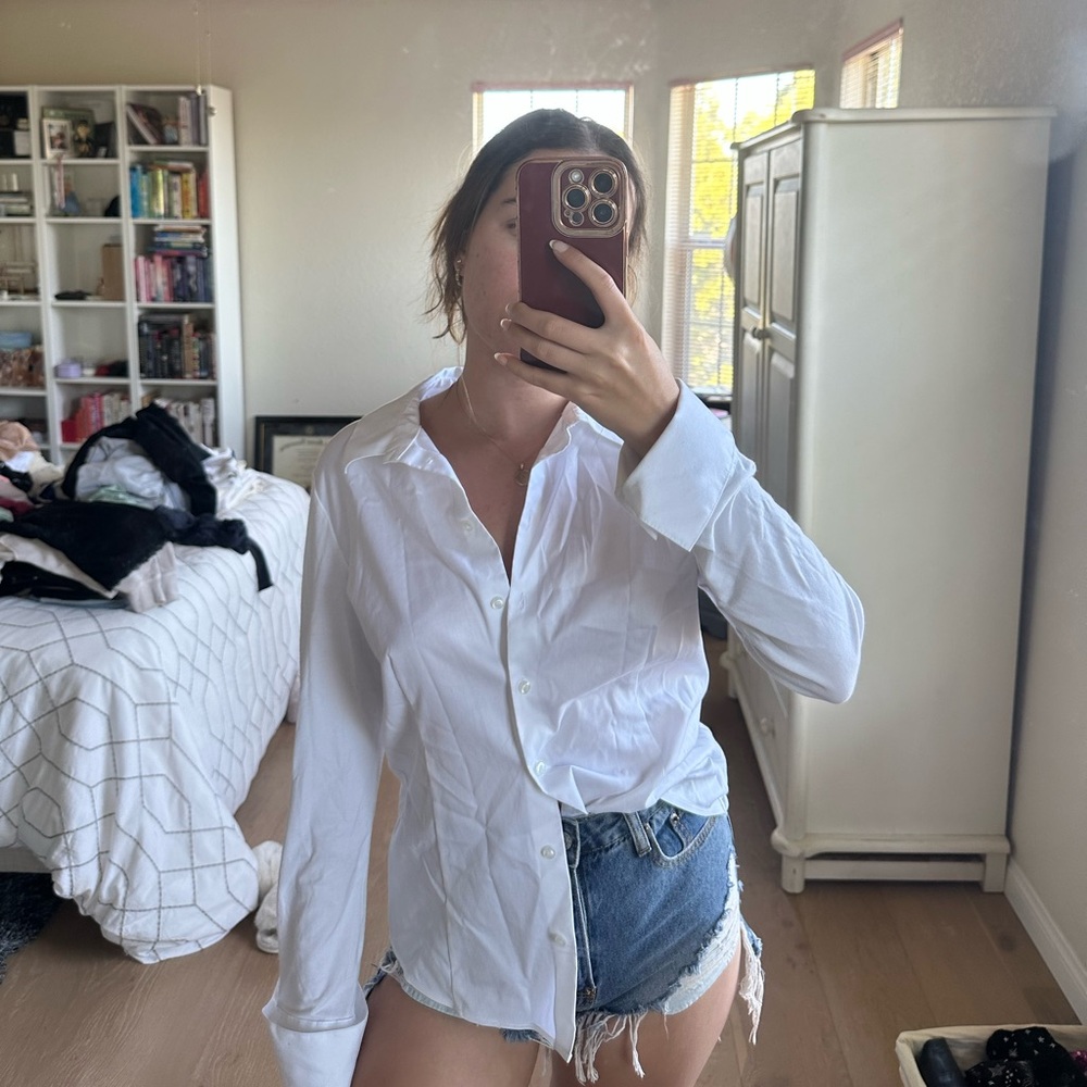Calvin Klein White Button Up